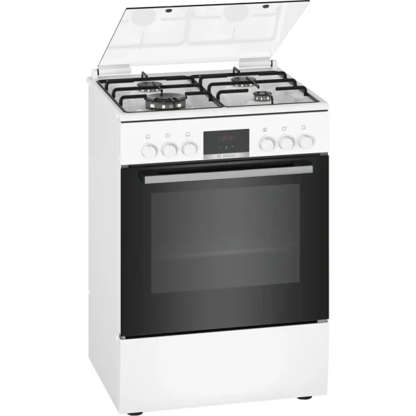 Cuisinière Mixte A 66l 4 Feux Blanc – Hxr39ih20 – BOSCH 1