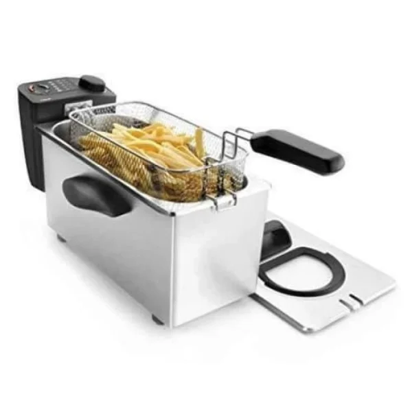 Lacor 69135 Friteuse 3.5L 2000W 240V 60Hz Acier Inoxydable Argent 1