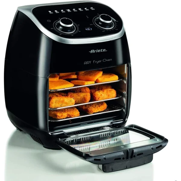 Ariete Friteuse à Air Et Four En Un De 11L 2 En 1 2000W Noir 1