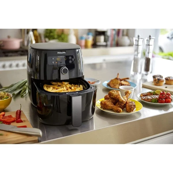 Philips Friteuse électrique Airfryer 1500W Noir Gris 1