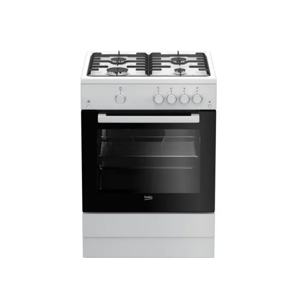 Cuisinière Mixte à 66l 4 Feux Blanc – Fsg62010fw – BEKO 1