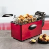 Bestron Friteuse Avec Zone Froide AF357R 3,5 L 2000 W Rouge 5