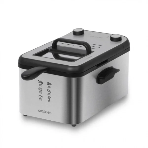 Cecotec, Friteuse Électrique, CleanFry 3000 Full Inox, 3L, Jusqu?à 1… 1