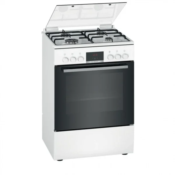 Cuisiniere Mixte BOSCH HXN39AD21 4 Foyers Blanc 3