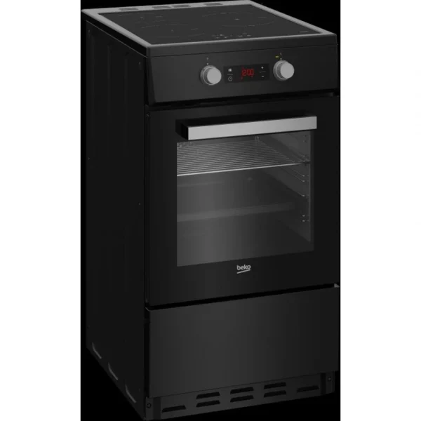 Cuisinière Induction BEKO FSE58301BC 3 Foyers Noir 3