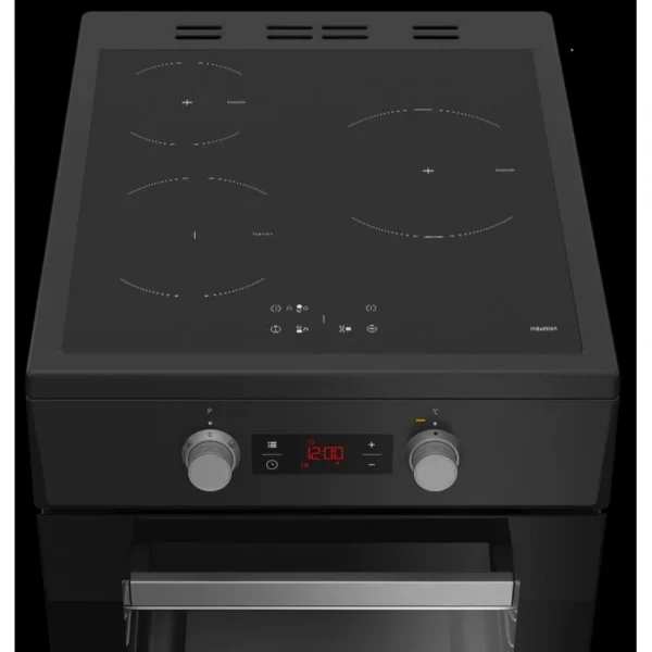 Cuisinière Induction BEKO FSE58301BC 3 Foyers Noir 5