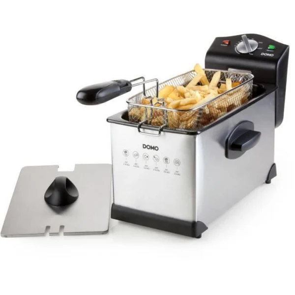 Domo DO514FR Friteuse Inox Pro 3L 2000W 3