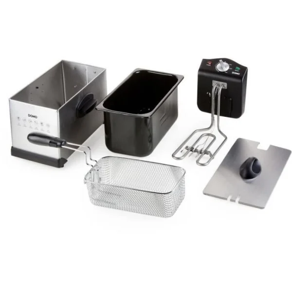 Domo DO514FR Friteuse Inox Pro 3L 2000W 5