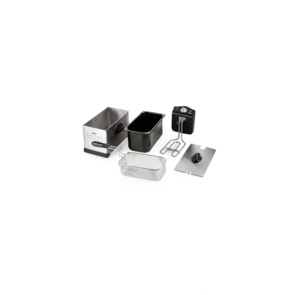 Domo DO514FR Friteuse Inox Pro 3L 2000W 6