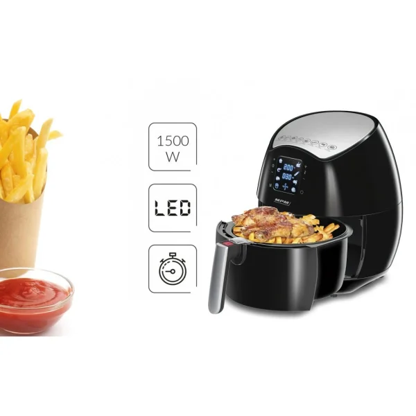 MPM Friteuse à Air Chaud Sans Huile, 4,5 Litres, 8 Programmes De Cuisson … 5