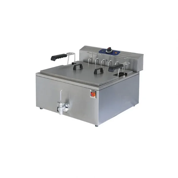 Materiel Chr Pro Friteuse électrique De Table Pour Pâtisserie Avec Robinet De Vidange… 1