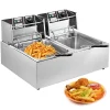 Optex Friteuse électrique Professionnelle 12L 5000W à Double Réservoir En… 19