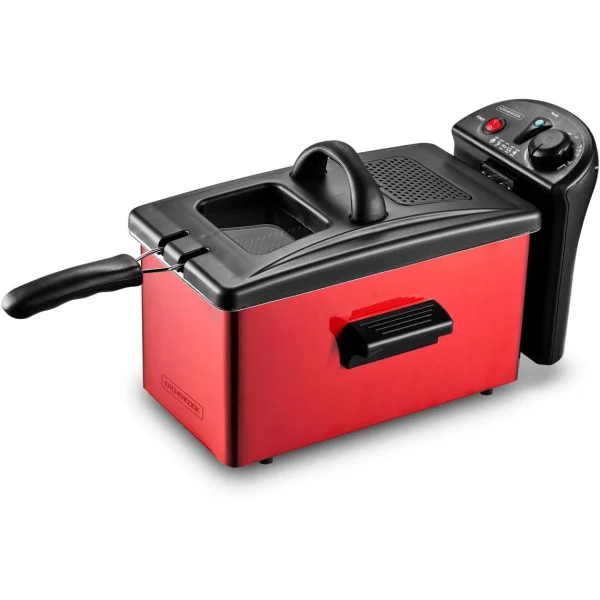 Friteuse Kitchencook 3L 2100W Rouge 1