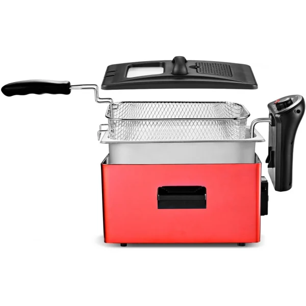 Friteuse Kitchencook 3L 2100W Rouge 3