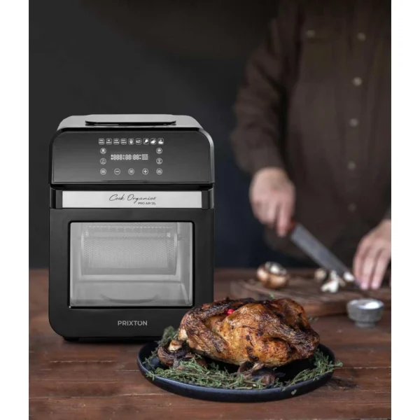 Prixton Friteuse Sans Huile Cook Organics Pro – 12L – 6 Programmes – 1500W 6