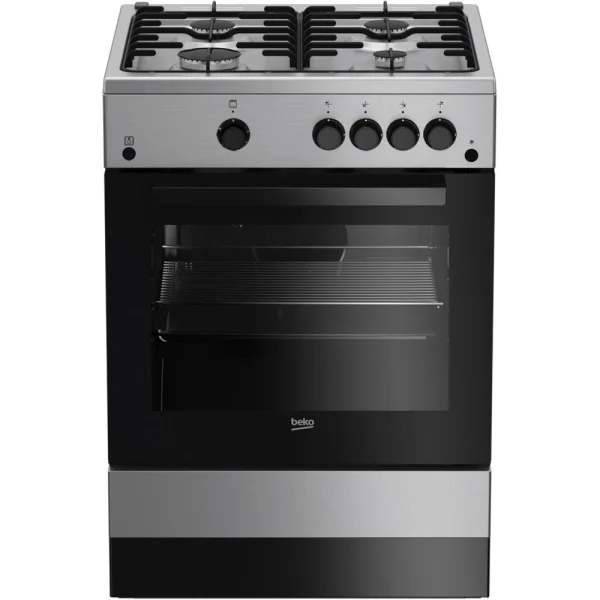 Cuisinière Gaz 66l 4 Feux Inox – Fsg62010fx – BEKO 1